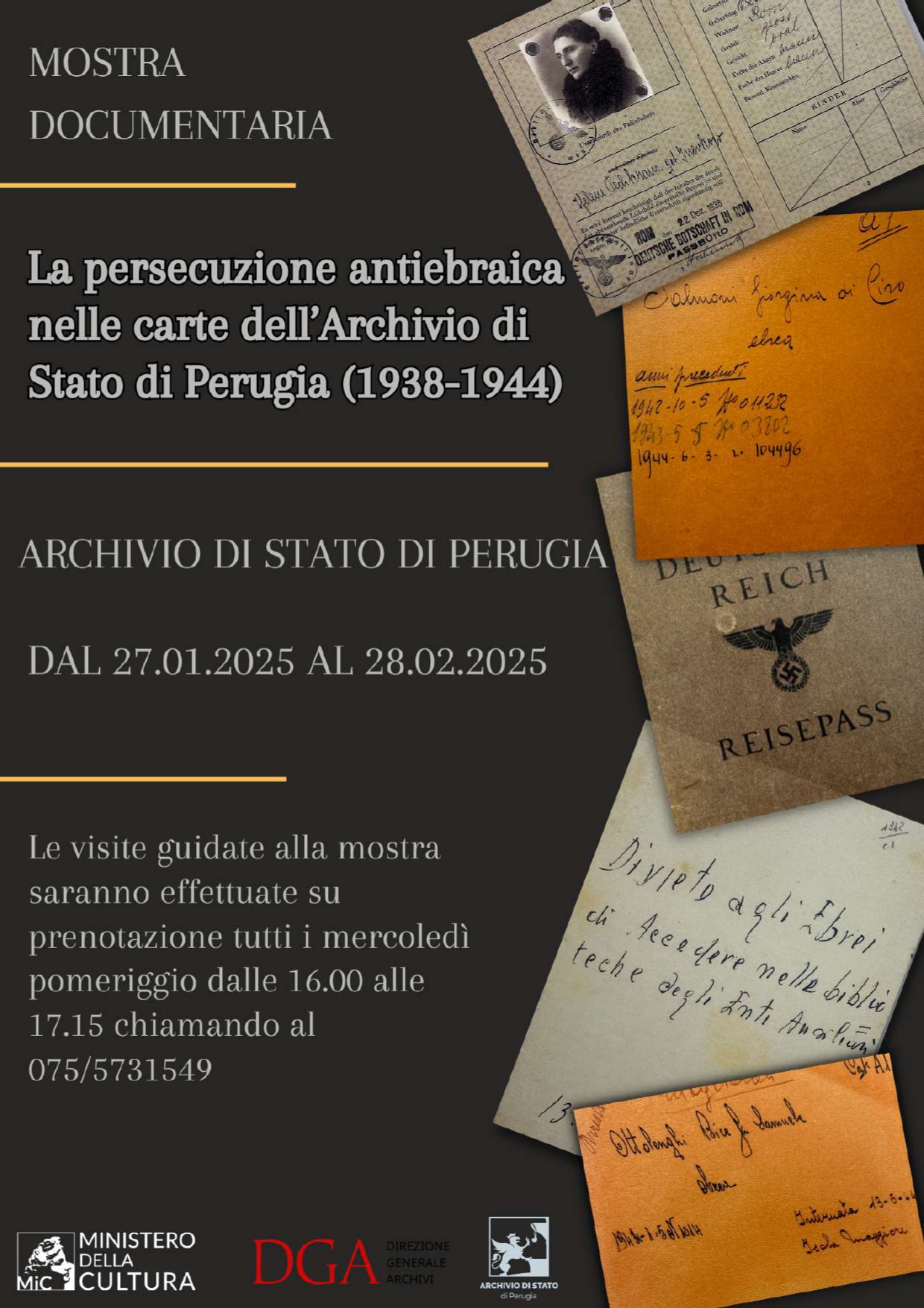 La persecuzione antiebraica nelle carte dell’Archivio di Stato di Perugia